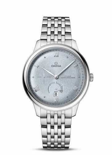 Omega De Ville Power Reserve Master Chronometer Stainless Steel / Ice Blue / Bracelet 434.10.41.21.03.001 (43410412103001)
